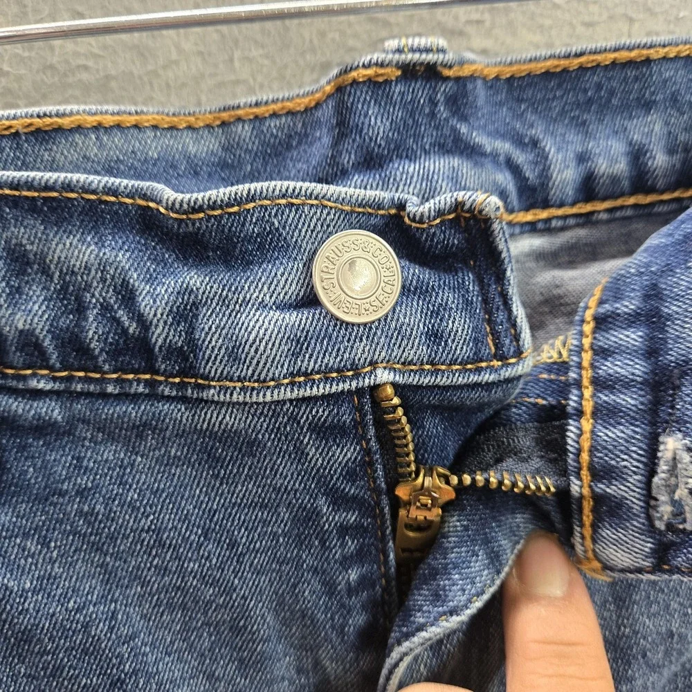 Levi's 512 Men Jeans 36X32 Blue Denim Slim Taper Fit 29